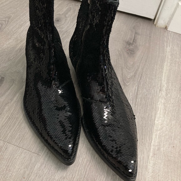 Martin Maison Margiela Sequin cowboy boots. Size USA 41 IT. $1195 - Picture 10 of 14
